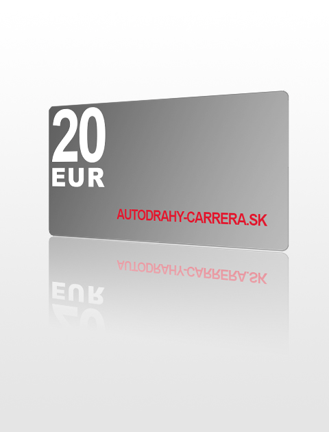 20 EUR poukážka do autodrahy-carrera.sk