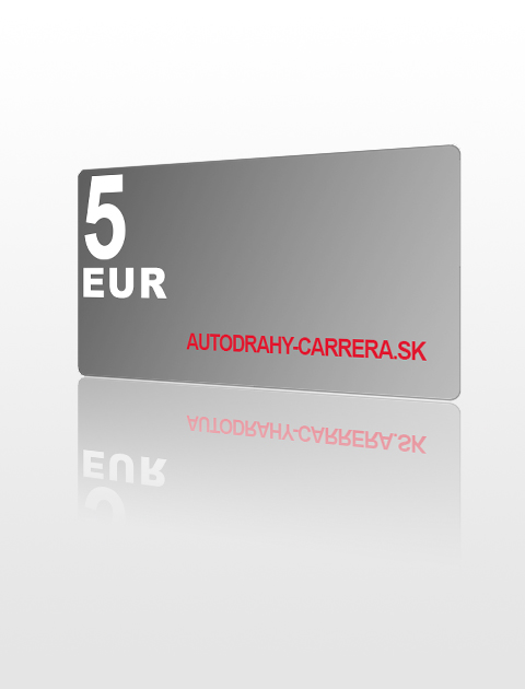 5 EUR poukážka do autodrahy-carrera.sk