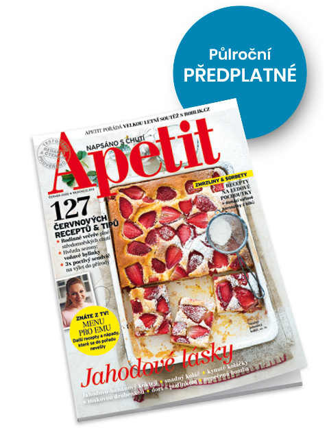 Půlroční předplatné časopisu Apetit