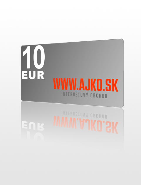 10 EUR poukážka do ajko.sk
